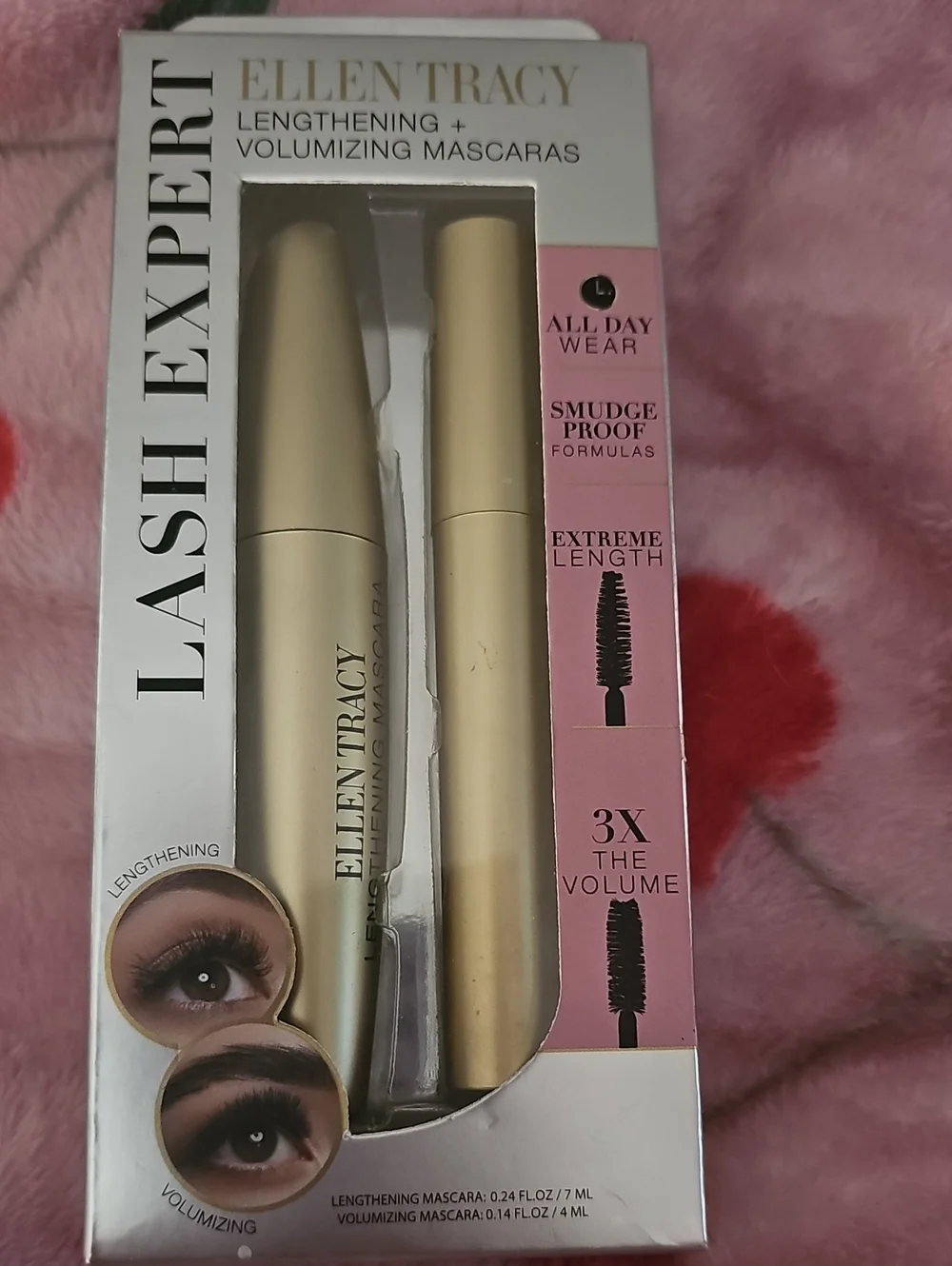 Ellen Tracy Gold Lengthening + Volumizing Mascara Set
